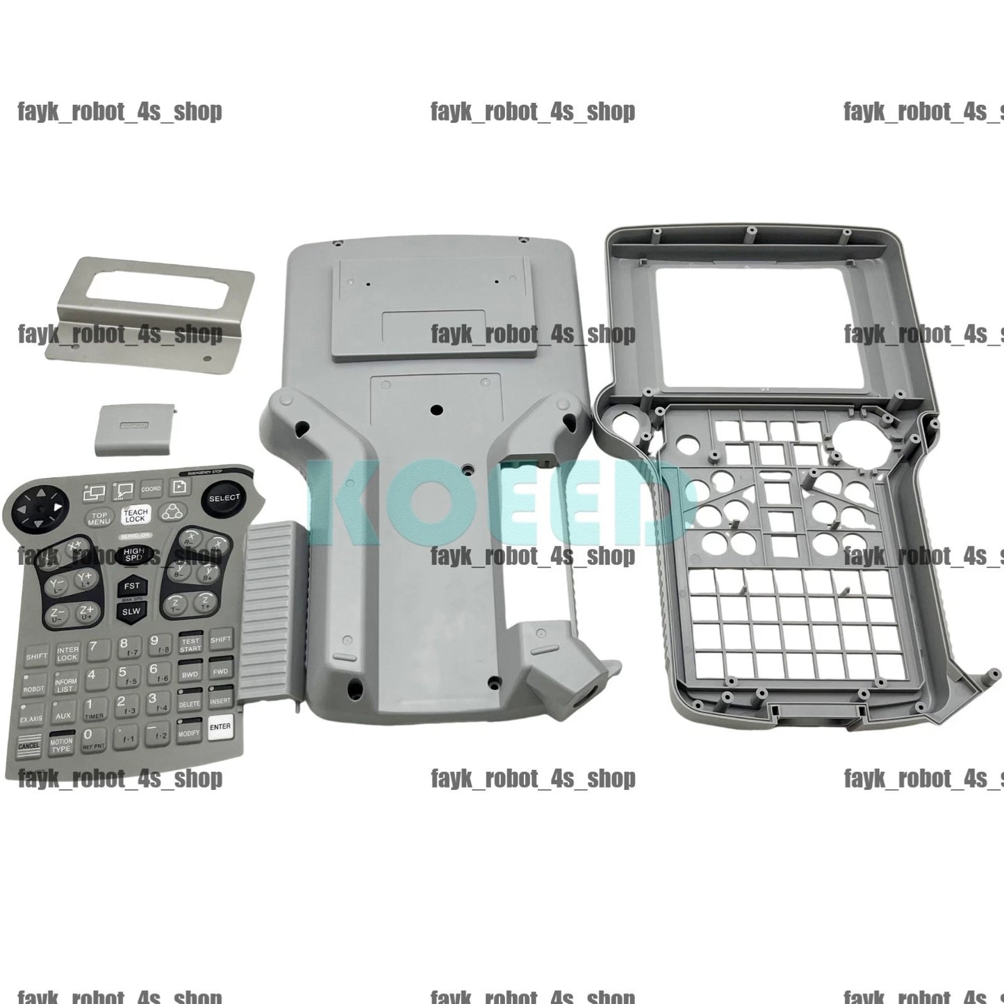 F JZNC-XPP02B Yaskawa robot XRC Pendant keypad button film+housing shell kit