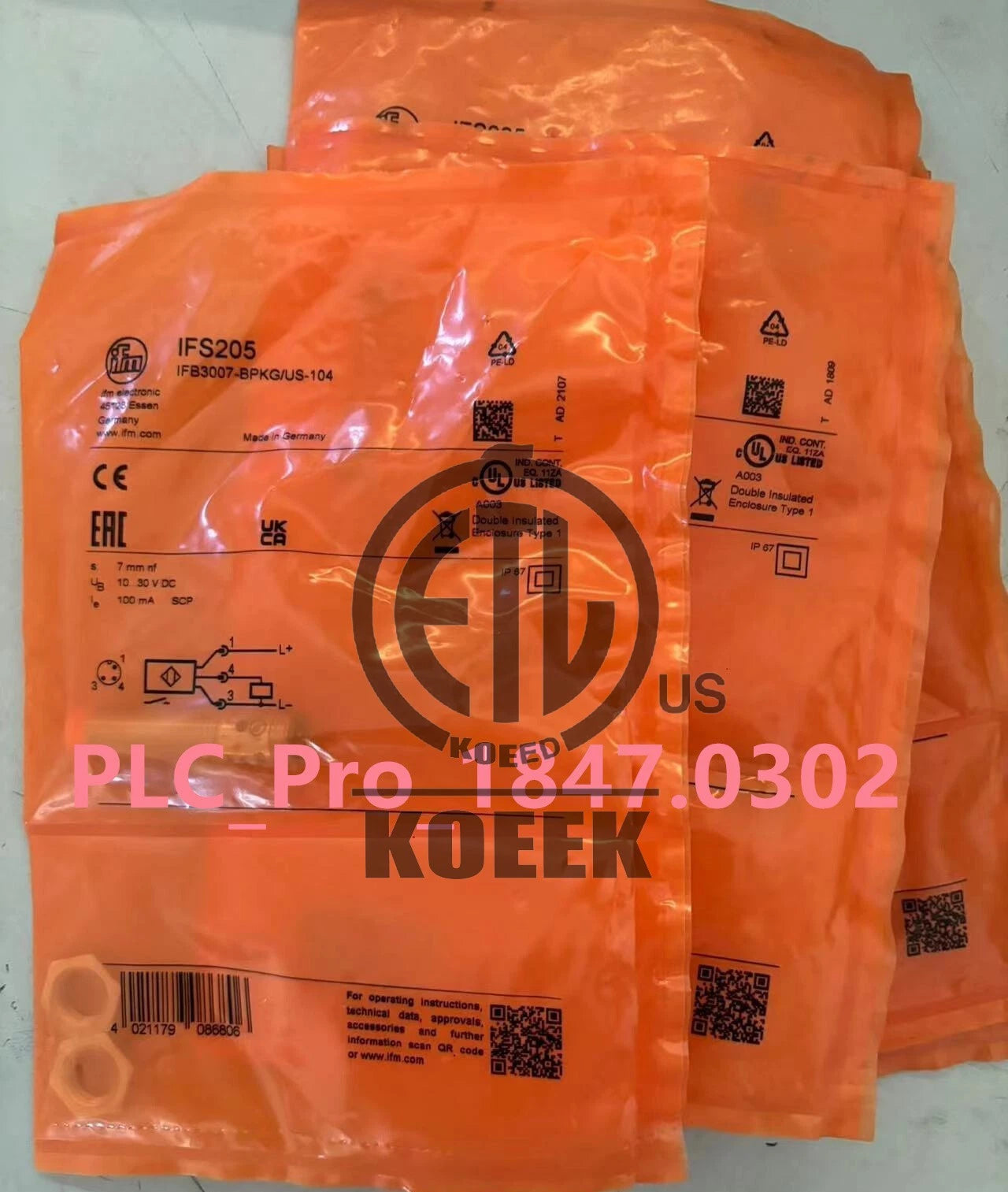 IFS205 1PCS IFM IFS205 Sensor&Proximity Switch Fast delivery