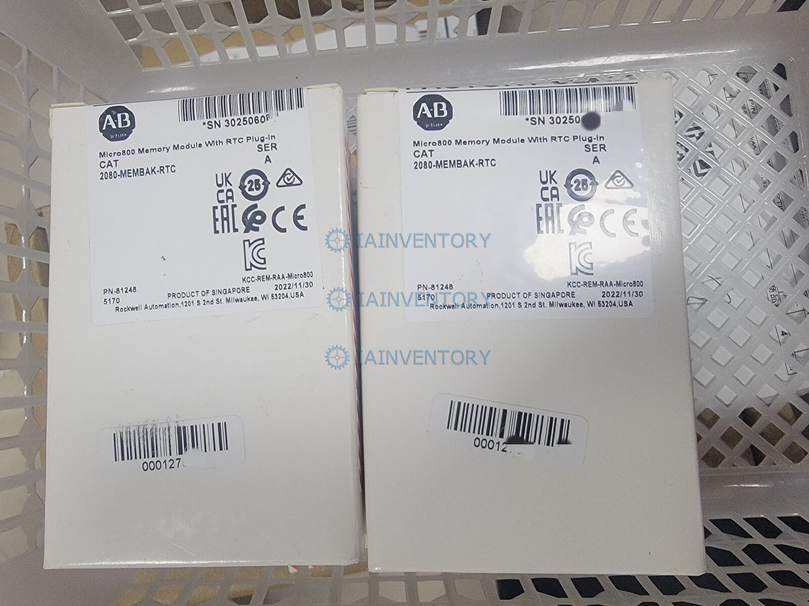Allen Bradley 2080-MEMBAK-RTC Memory Backup, Data Log, Recipe - ALLEN BRADLEY