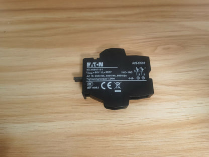 new 1PCS Eaton Moeller A22-EC02 A22EC02 Auxiliary Contact ,2NC - EATON MOELLER