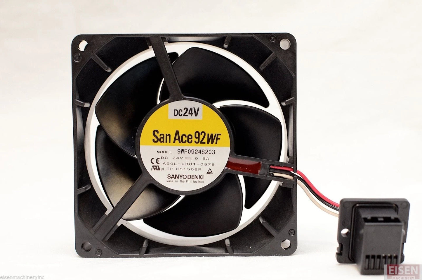 SANYO 9WF0924S203 DC 24V 0.5A 90*90*32mm 3pin Fanuc A90L-0001-0578 cooling fan