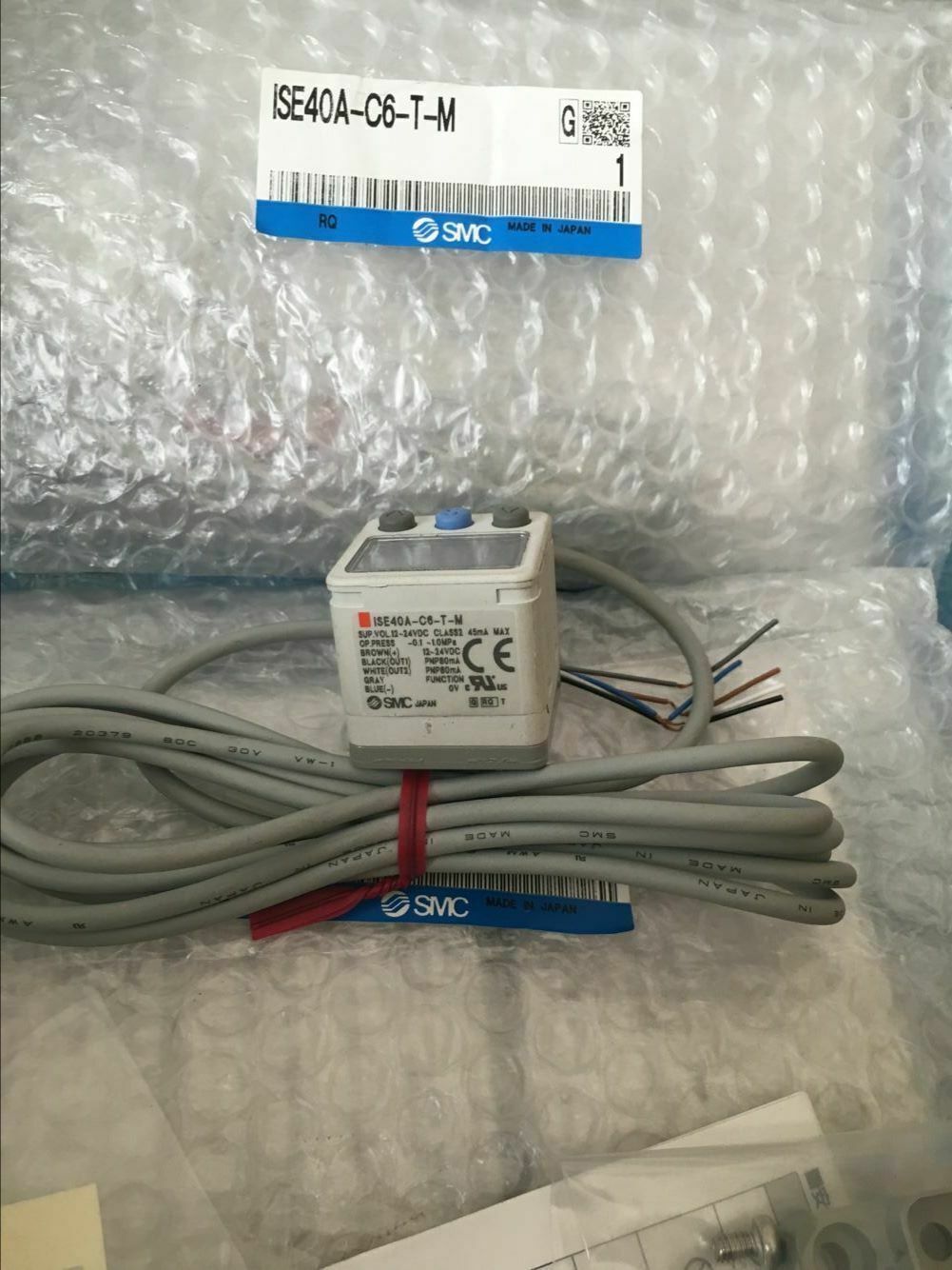 New SMC Pressure Switch ISE40A-C6-T-M 1 Year - SMC