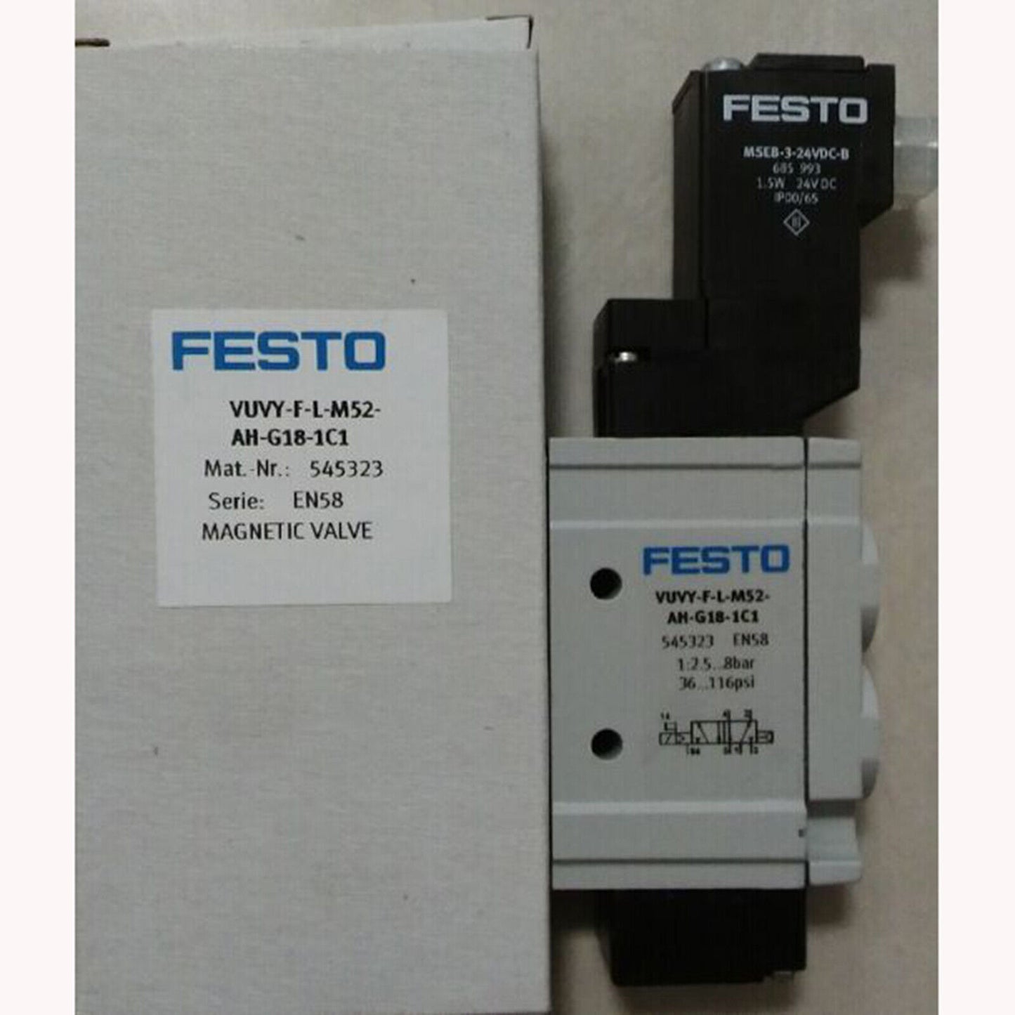 FESTO VUVY-F-L-M52-AH-G18-1C1 - FESTO