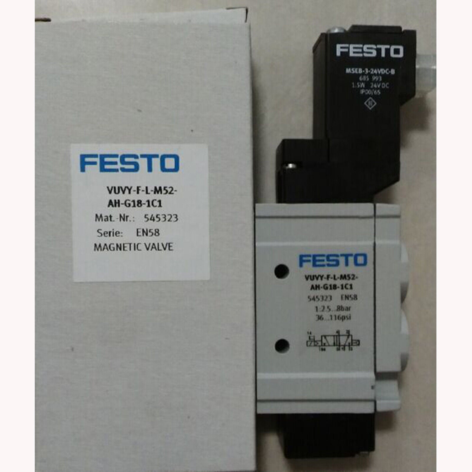 FESTO VUVY-F-L-M52-AH-G18-1C1 - FESTO