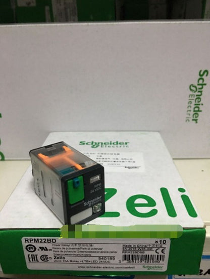 10PCS/1Box Schneider RPM22BD Miniature Relays 24VDC In Box
