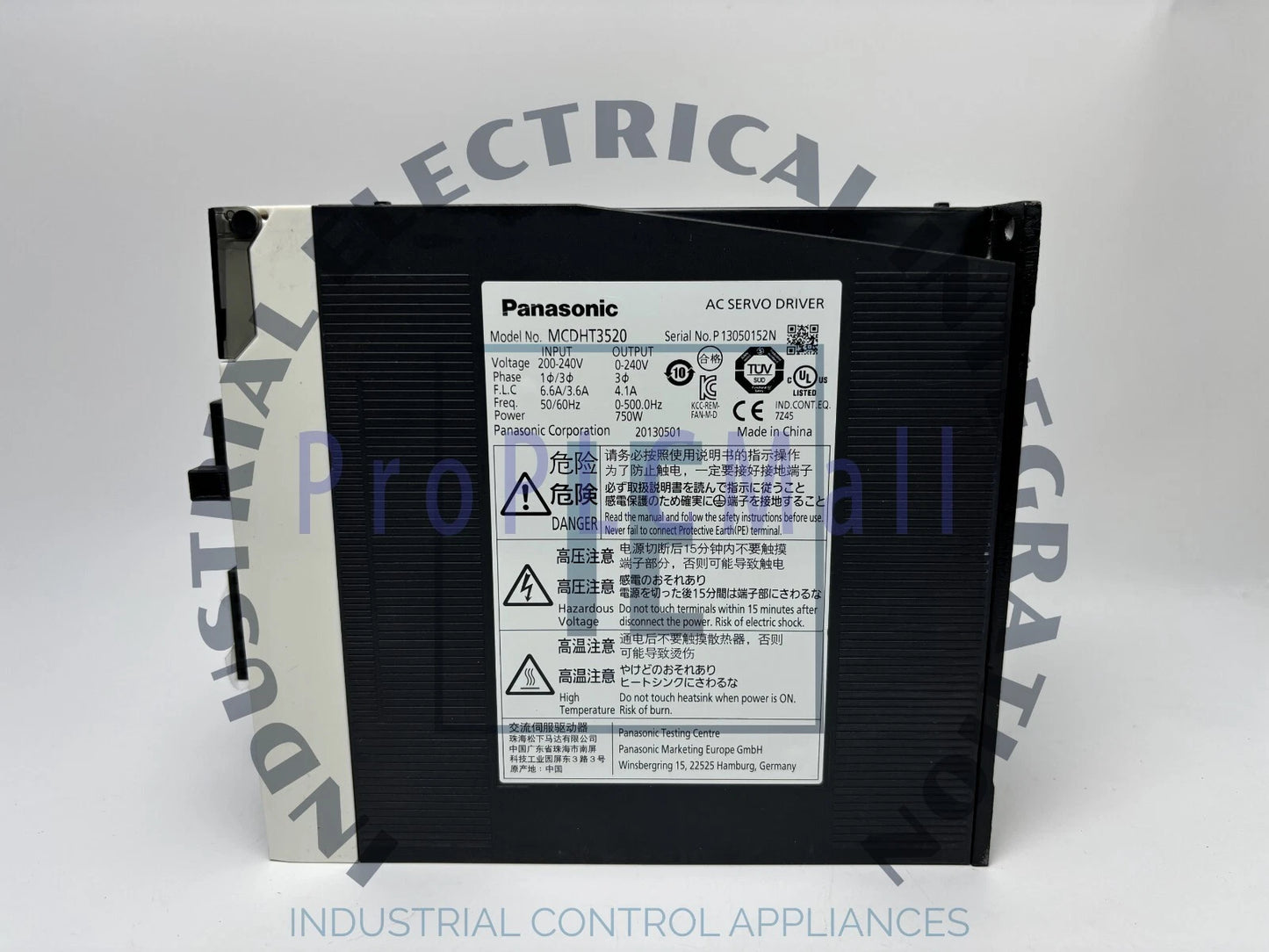 PANASONIC MCDHT3520 AC Servo Drive #F
