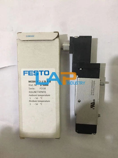 FESTO MEBH-3/2-1/8-P-B 173000 Solenoid Valve - 1PCS New - FESTO