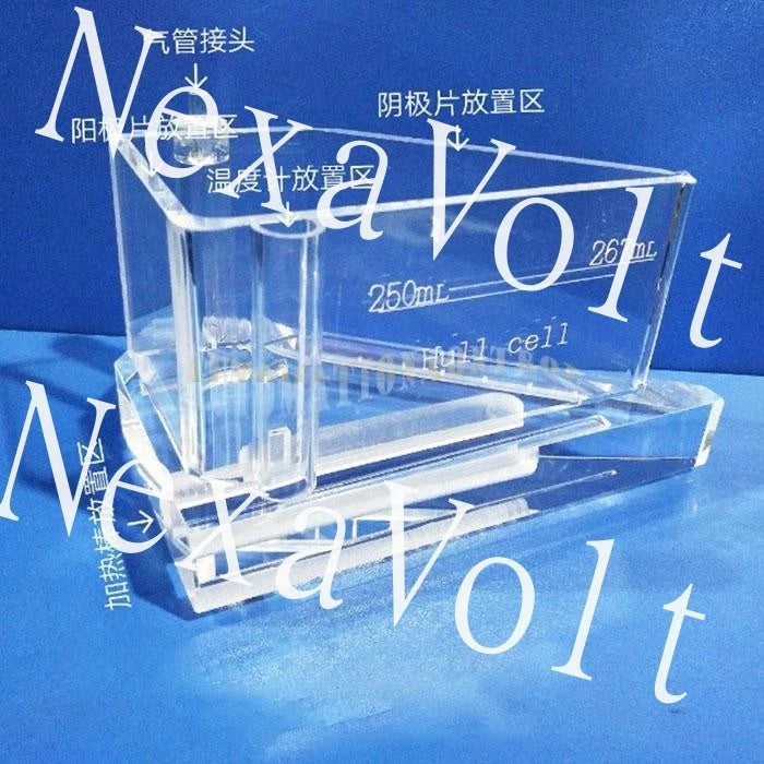 1PC Plating Cell Hull 267ml Testing Equipment ( Air Agitated ) Hall Groove