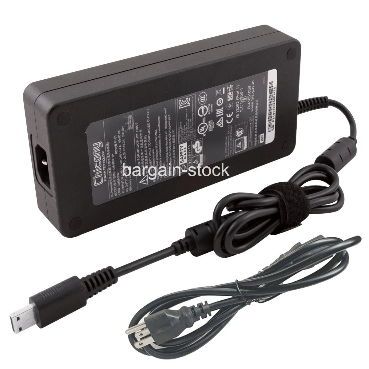 Chicony 280W AC Adapter Charger For MSI Raider GE68HX 13VF-062US Power Supply #k