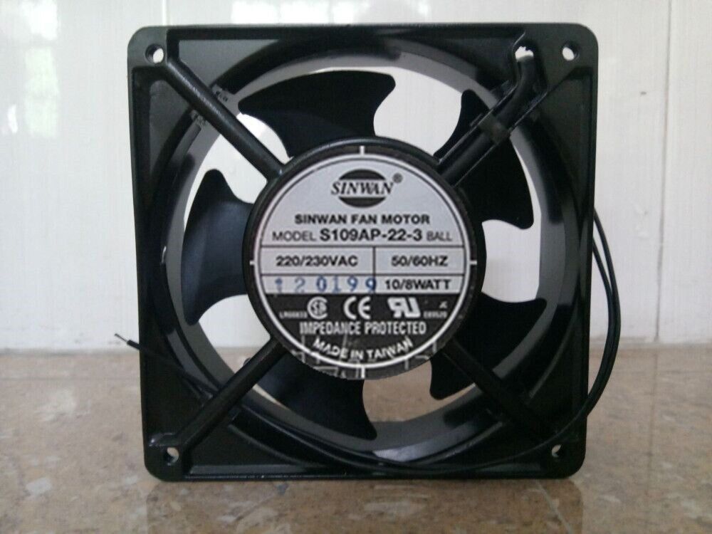 SINWAN S109AP-22-3 BALL AC 220V 10W 12038 12CM Cooling Fan