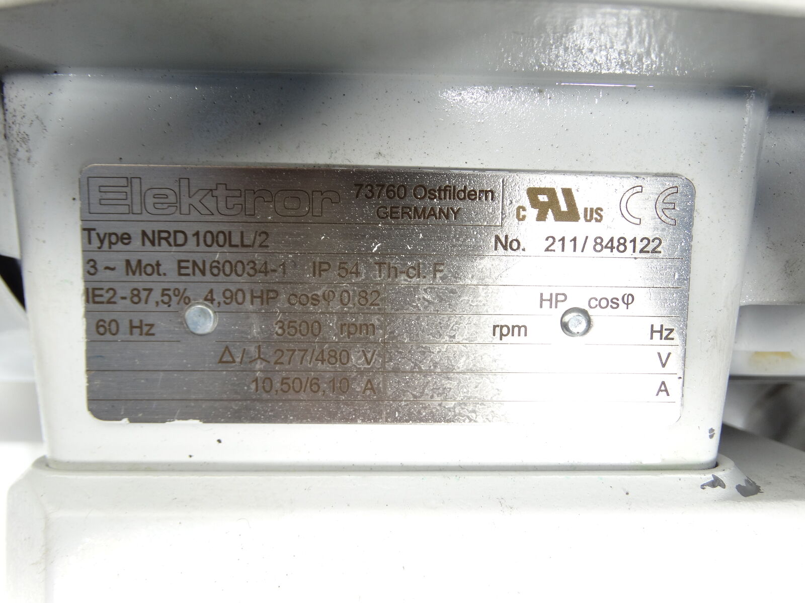 ELEKTROR NRD100LL/2 MOTOR - 70 characters - ELEKTROR