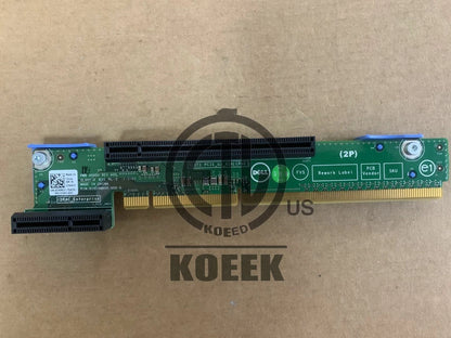 for Dell PowerEdge R420 PCIe 2P Dual CPU Riser Card Board 7KMJ7 07KMJ7