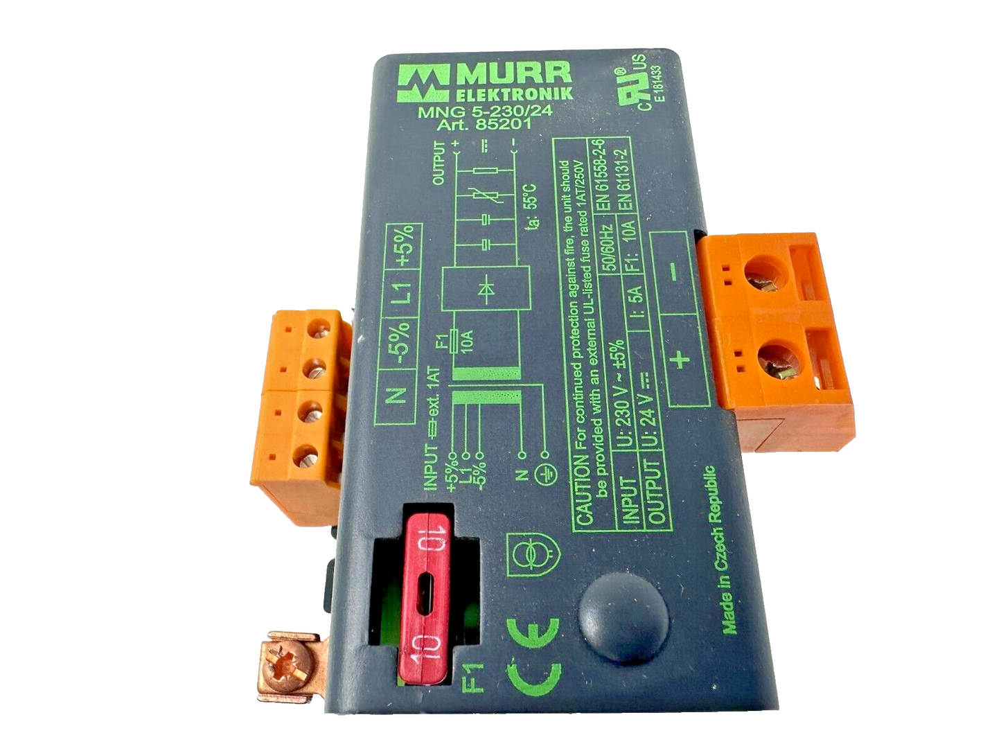 new Murr Elektronik 85201 Power Supply MNG 5-230/24 - MURR ELEKTRONIK