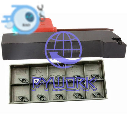 SDJCL1616H07 16mm CNC External Turning Tool Holder + 10Pcs DCMT070204-SM Inserts