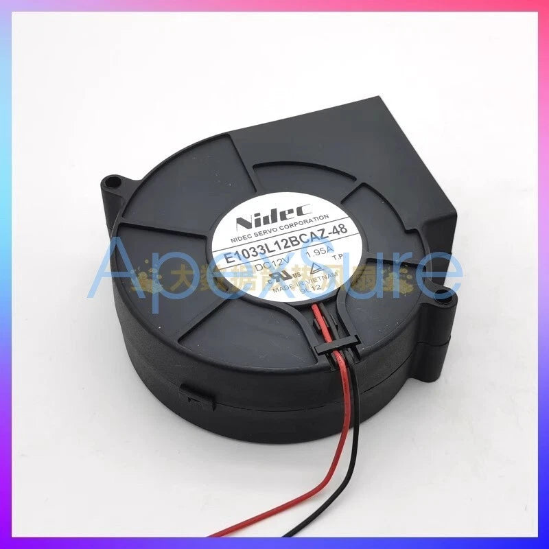 Nidec E1033L12BCAZ-48 DC12V 1.95A 9733 2-Wire Centrifugal Turbo Cooling Fan