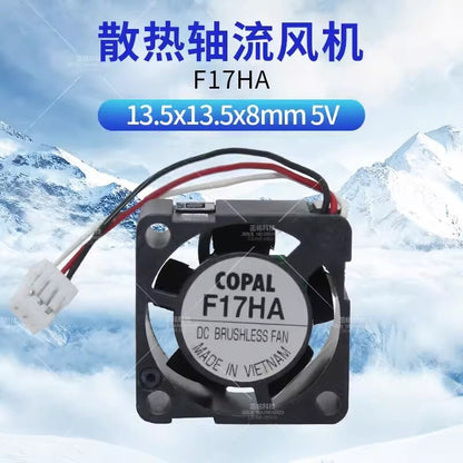 1PCS F17HA 1708 5V 1.7CM 3-Pin Silent USB Micro Cooling Fan