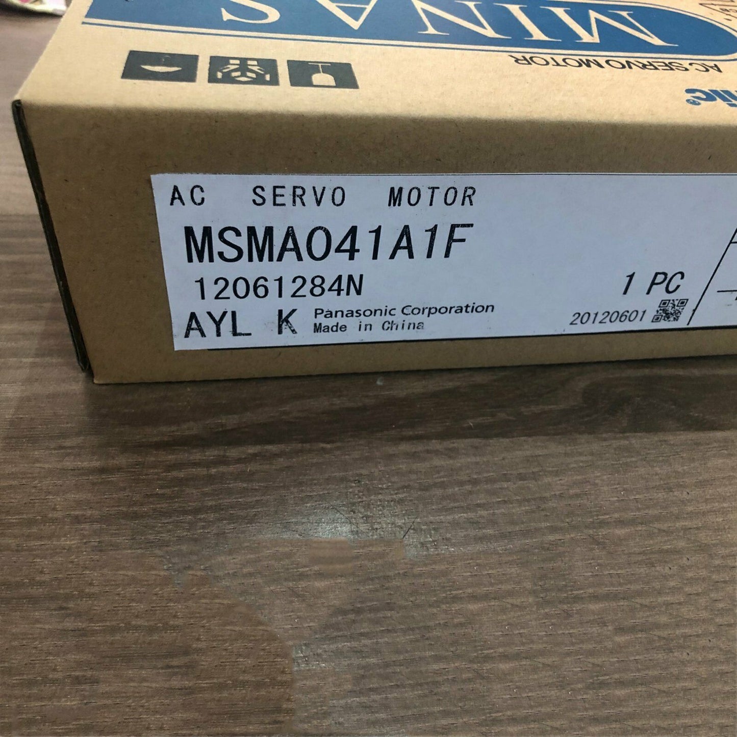 1PC MSMA041A1F Servo Motor, One-Year Warranty - PANASONIC