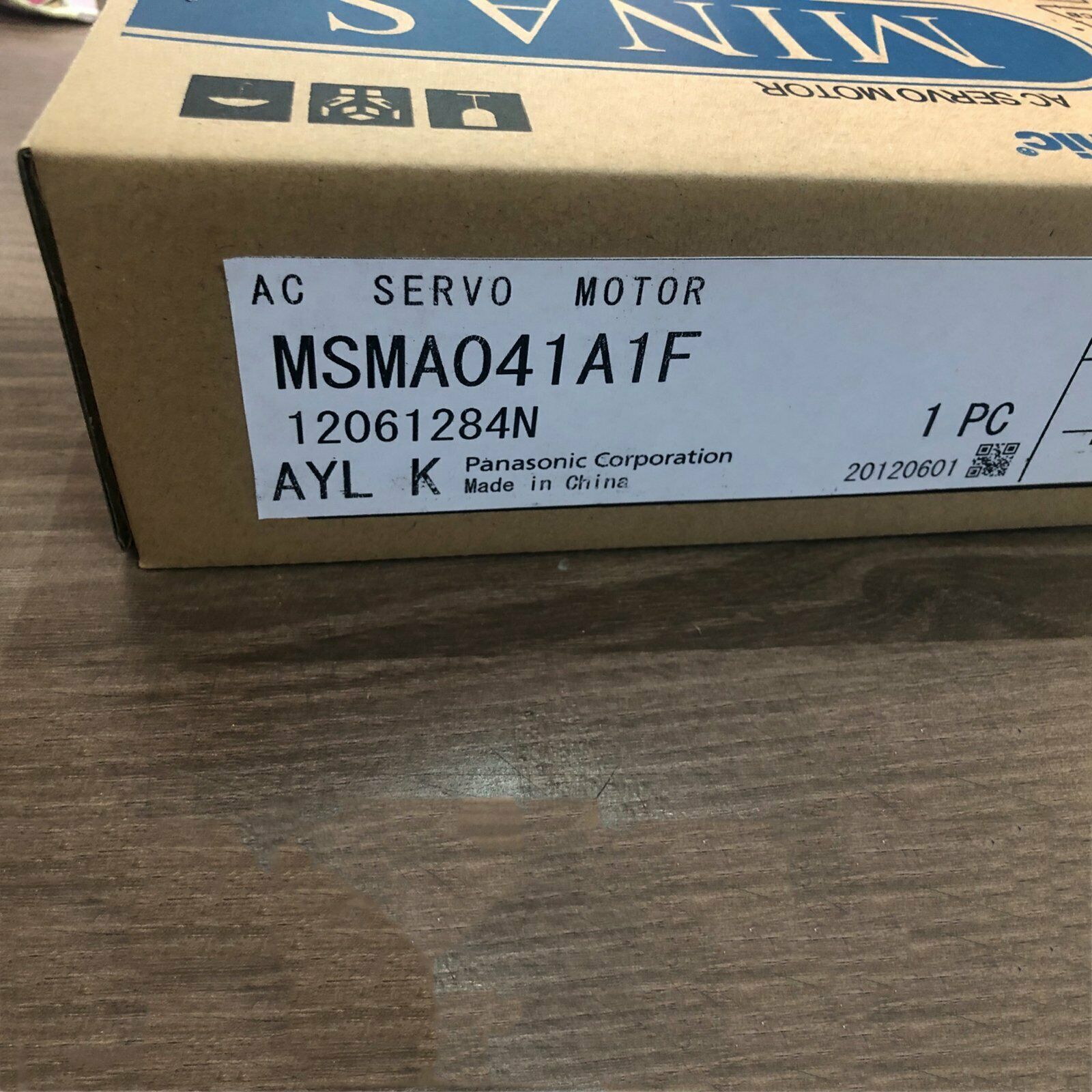 1PC MSMA041A1F Servo Motor, One-Year Warranty - PANASONIC