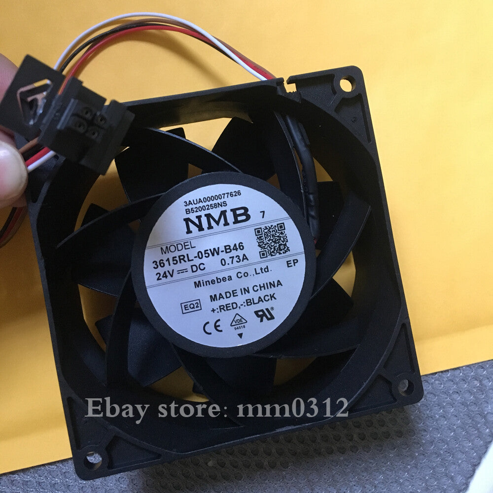 1pcs NMB 3615RL-05W-B46 24V 0.73A 9038 90mm 4wire Cooling Fan