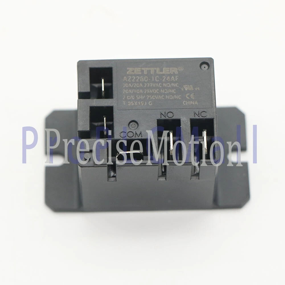 1PC ZETTLER AZ2280-1CE-24AF AZ2280-1C-24AF 24VAC 30A 277VAC Power Relay 5Pins~