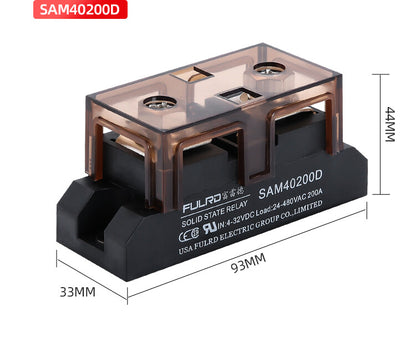 new Industrial Solid State Relay SAM40200D 200A SAM40100D 60A-400A