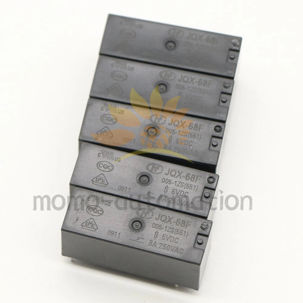 5Pieces HongFa JQX-68F-005-1ZS Power relay 5VDC 8A 5Pins