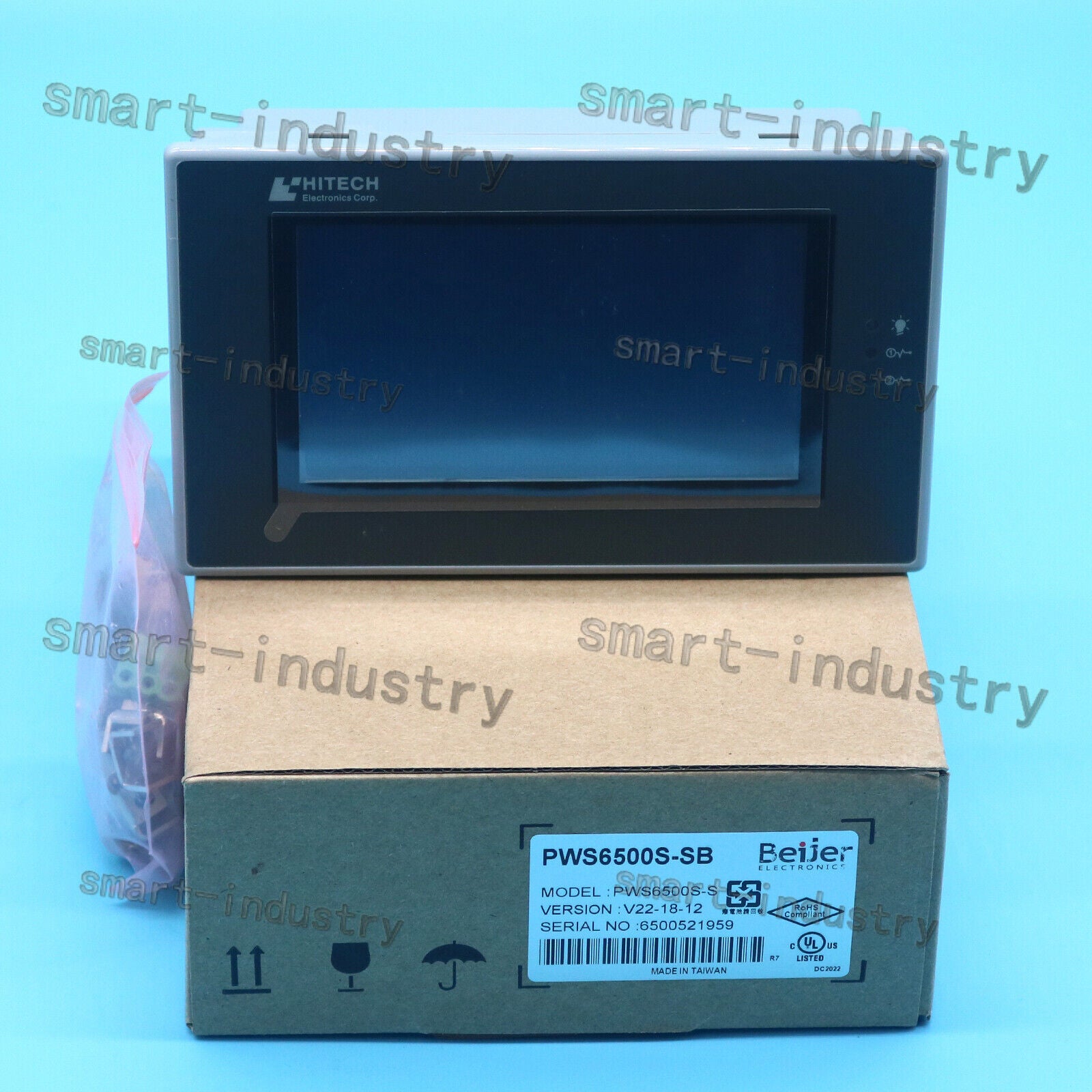 new One  In Box HITECH HMI PWS6500S-SB PWS6500SSB 1 year