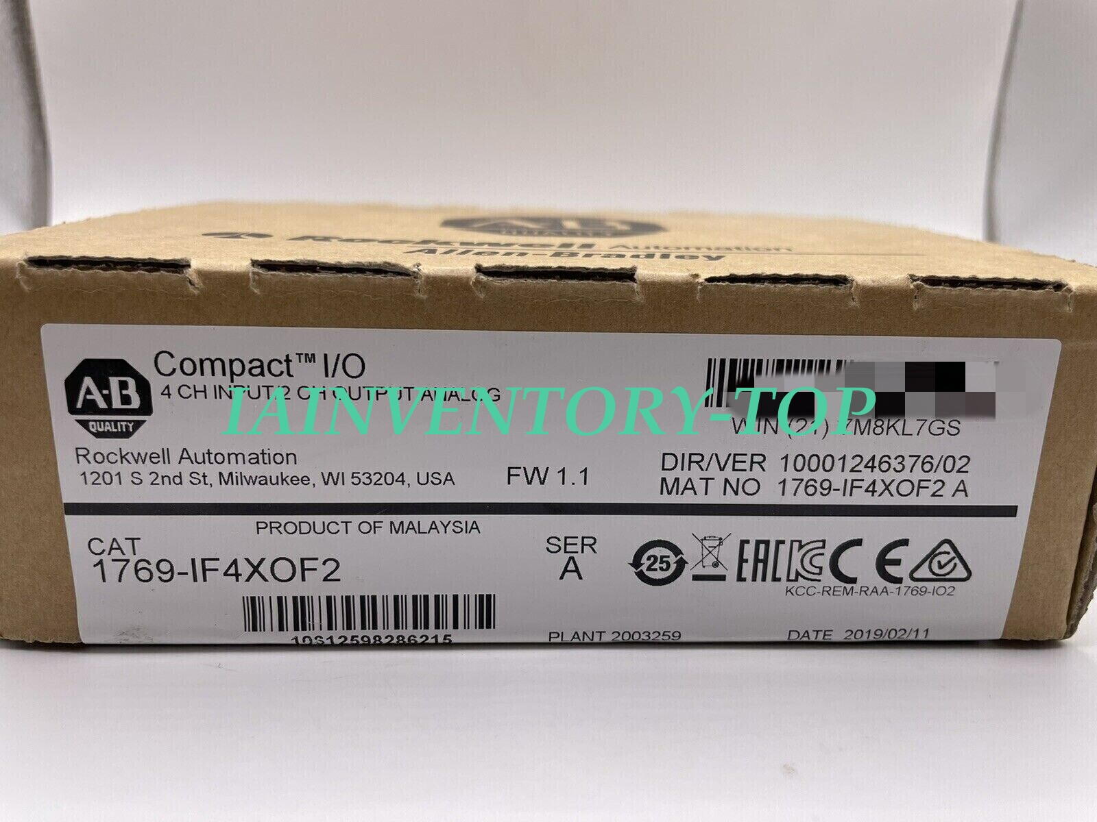 Allen-Bradley 1769-IF4XOF2 6 Point Analog Combination Module New In Box - ALLEN-BRADLEY