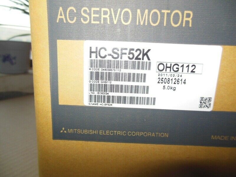 Mitsubishi HC-SF52K PLC AC Servo Motor - MITSUBISHI