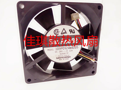1pcs Sanyo 109P0924W4D05 9225 24V 0.12A inverter cooling fan