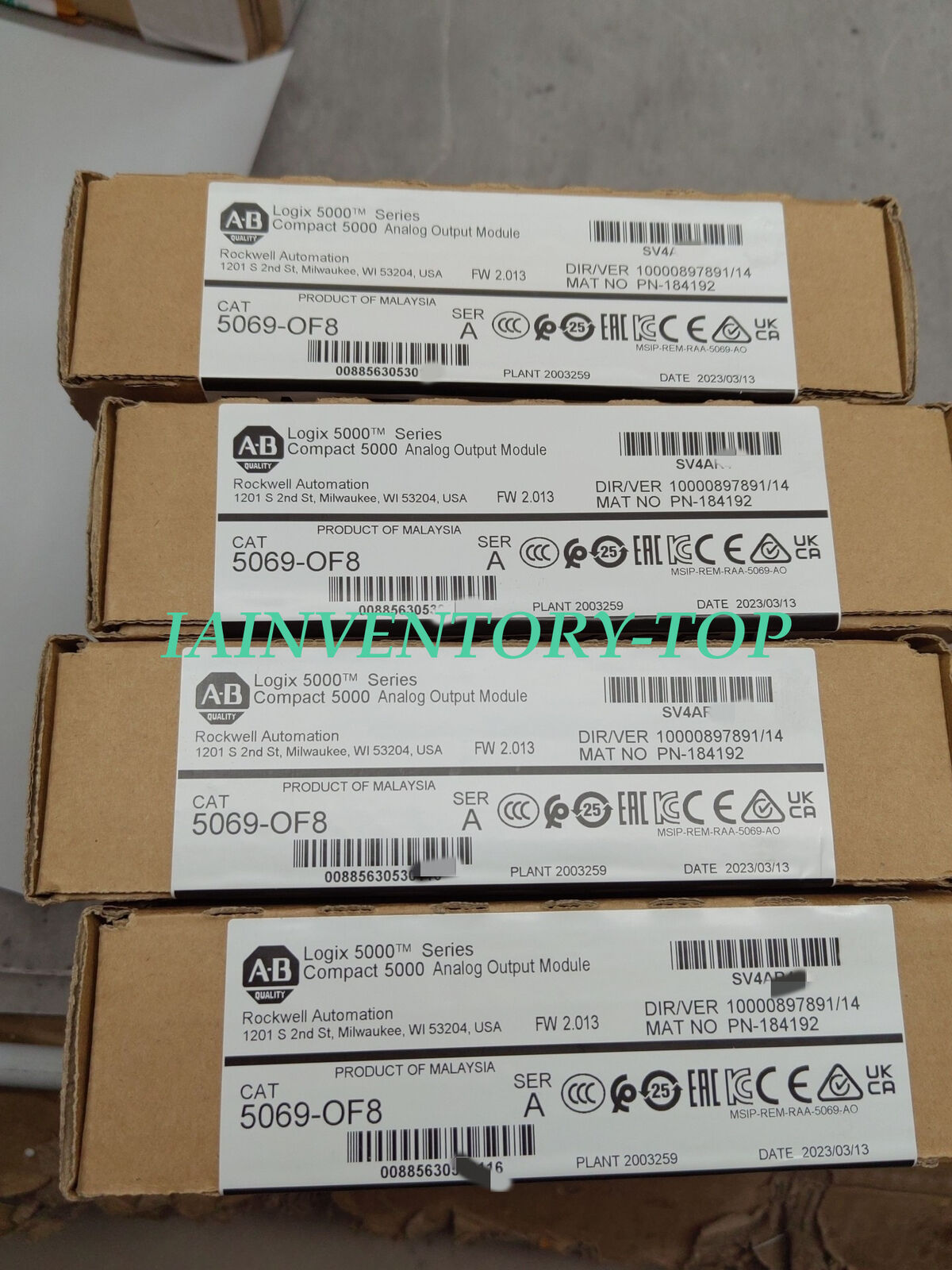 1PC Allen-Bradley 5069-OF8, 2-Year Warranty - ALLEN-BRADLEY