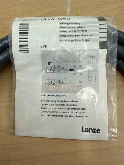! Lenze EYP0004A0033M04A00 Motor Power Cable 16001523 - 3.3m