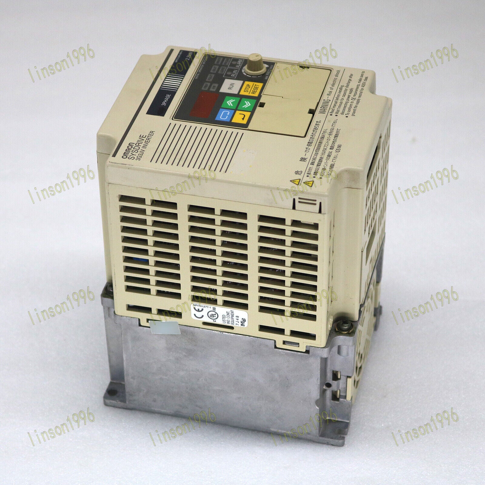 Omron 3G3JV-A2022 Inverter 220V 2.2KW Tested SHIP - OMRON