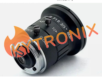 Camera Fisheye Lens 8Mega Pixels Focal Length 2.5MM F1.6 CS Mount
