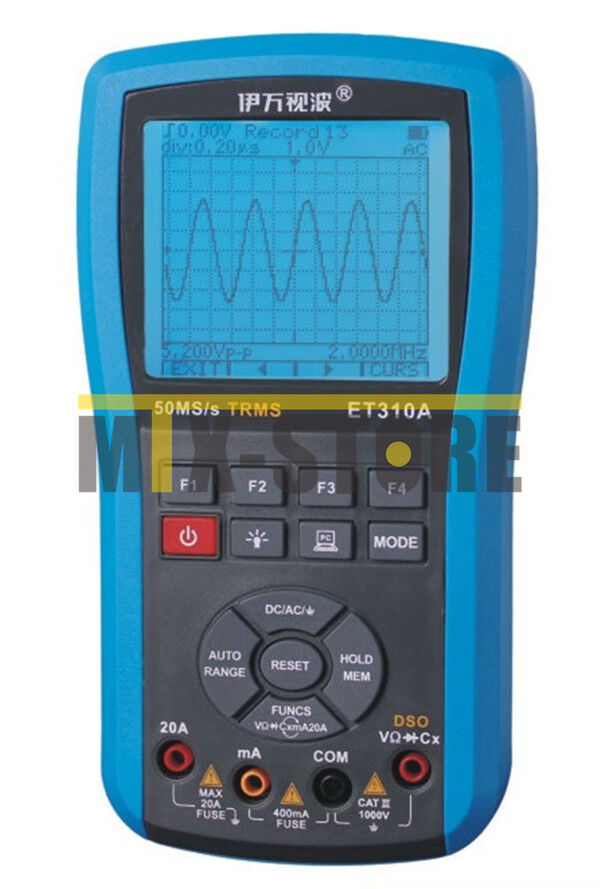 new 1pcs ET310A Handheld Oscilloscope Digital Multimeter 10MHz 50MS - OMRON