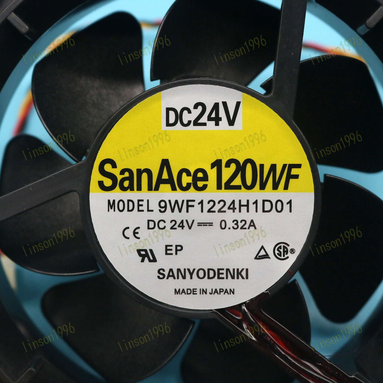24V 0.32A cooling fan for SANYO 9WF1224H1D01 San Ace120WF Fast - SANYO