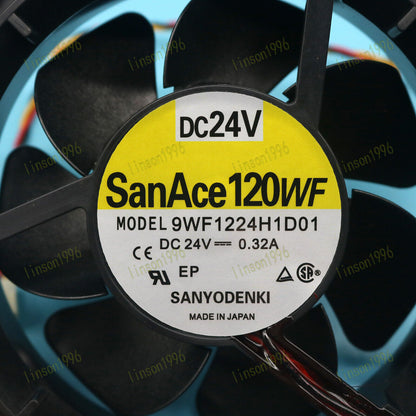 24V 0.32A cooling fan for SANYO 9WF1224H1D01 San Ace120WF Fast - SANYO