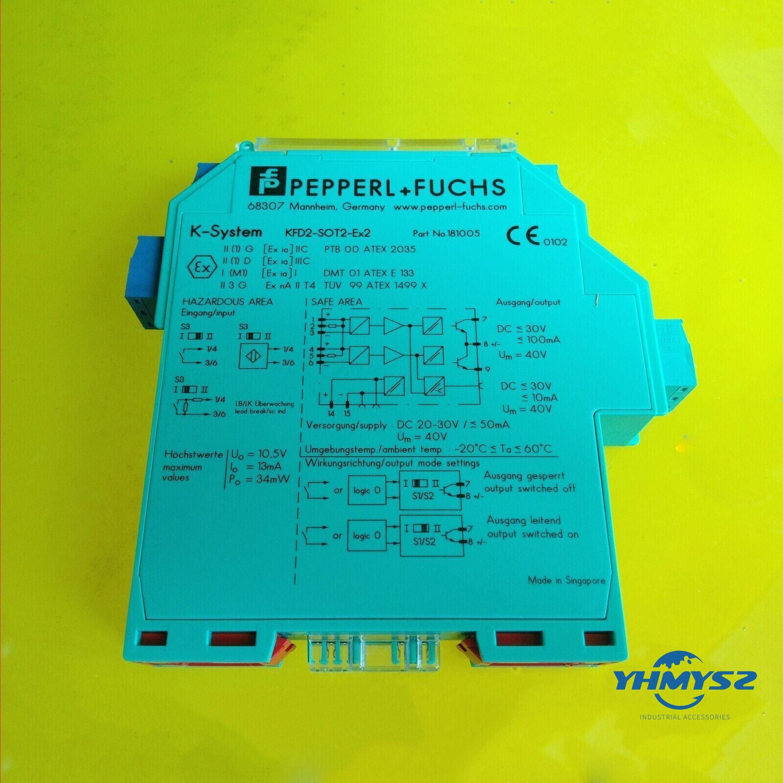 KFD2-SOT2-EX2 Switch Amplifier - PEPPERL+FUCHS