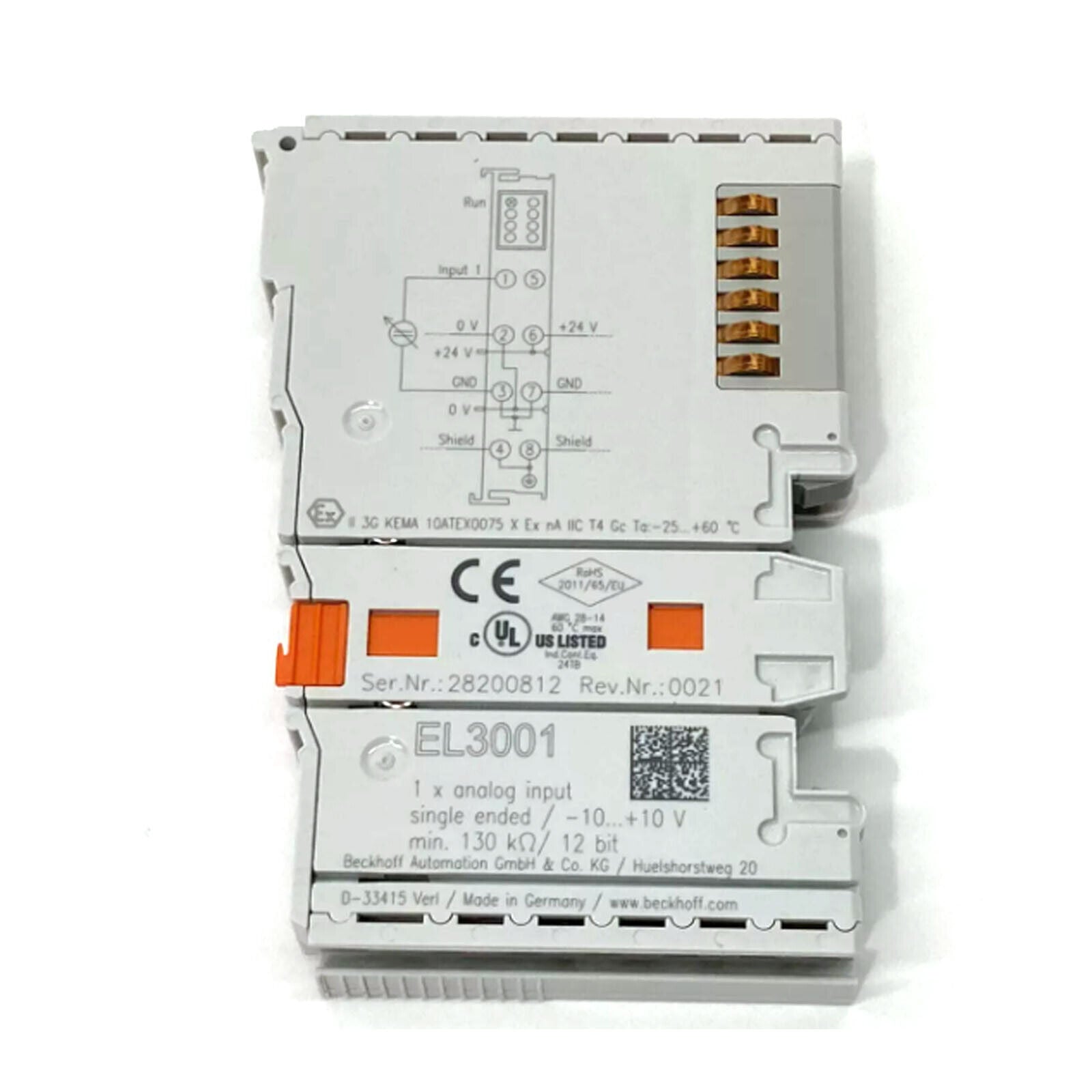 new 1pcs BECKHOFF EL3001 Module - BECKHOFF