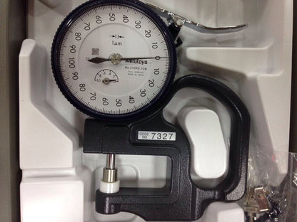 new 1 PCS Mitutoyo 7327A Dial Thickness Gage 0-10*0.001mm old model 7327
