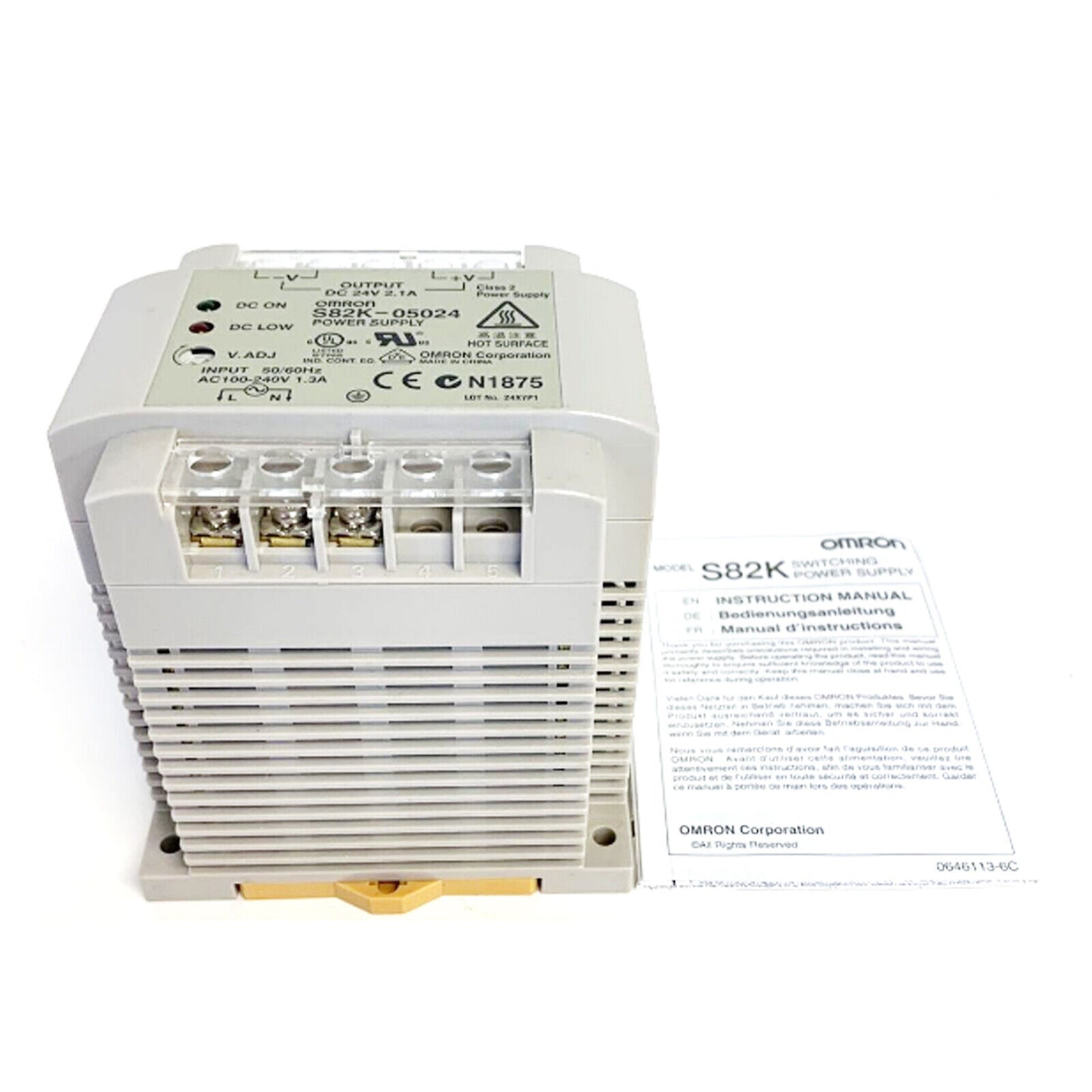 Omron S82K-05024 DC Power Supply 24V 1W Switching Regulator - OMRON
