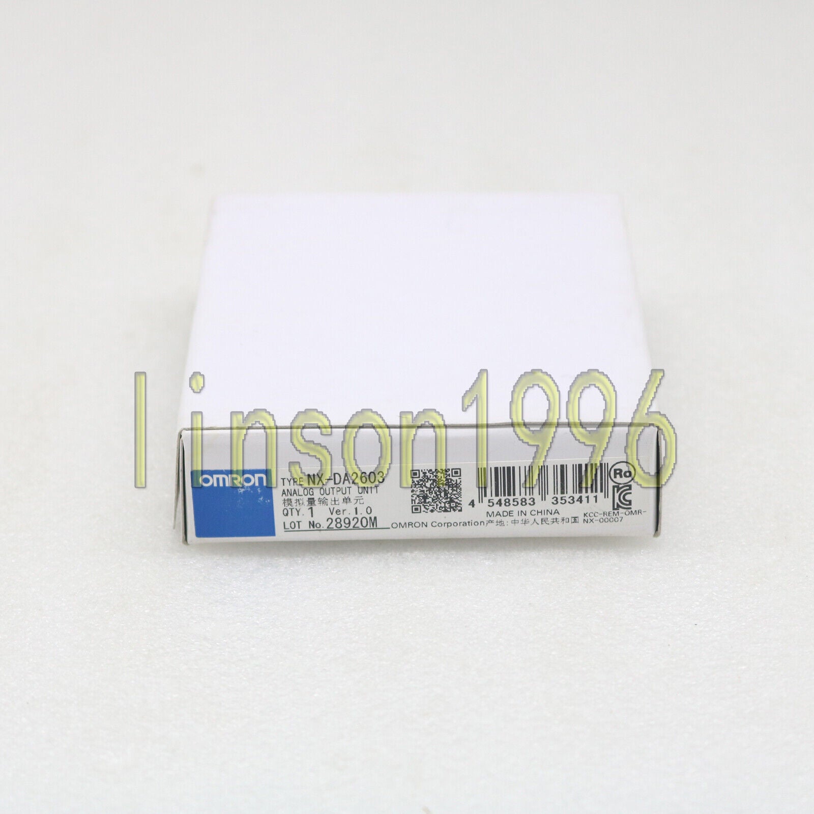 OMRON NX-DA2603 Analog Output Unit - OMRON