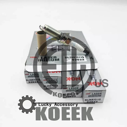 For Accord Civic CRV HRV NGK Spark Plug 4 Pcs Set 12290-R1A-H01 92932