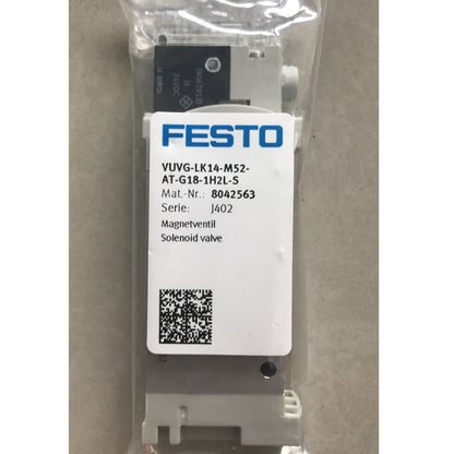 Festo solenoid valve VUVG-LK14-M52-AT-G18-1H2L-S new in stock high precision control reliable performance industrial application - FESTO