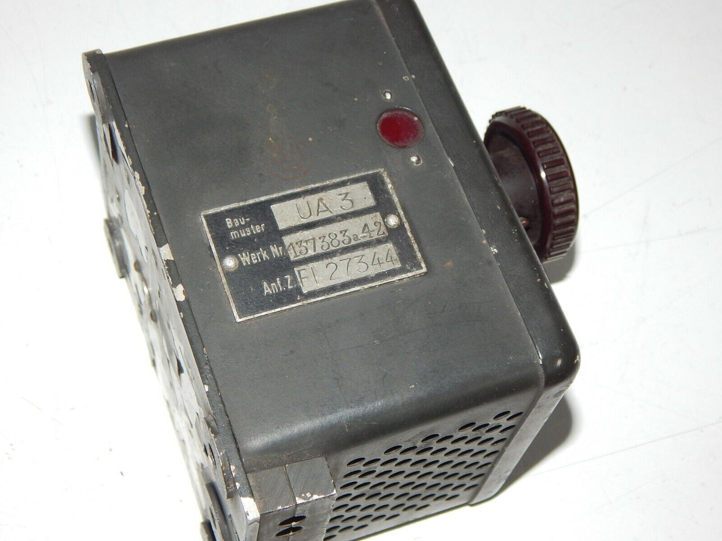 Used WW2 Bottle 27344 Switch Converter Starter Unit for Luftwaffe Aircraft - USED WWII TOOLS