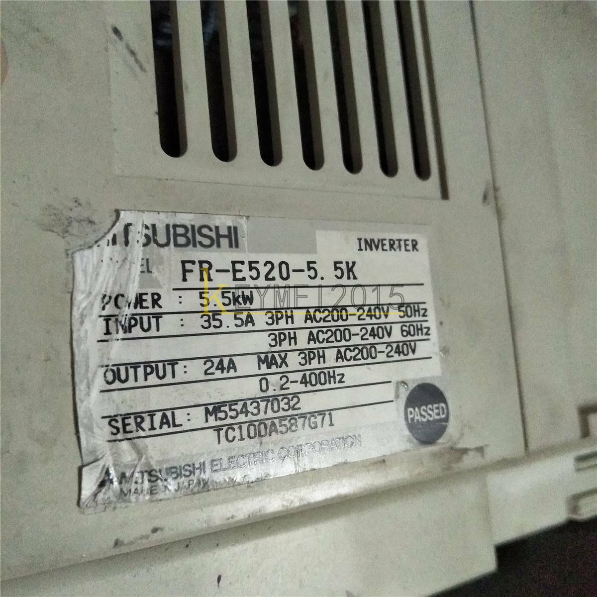 Mitsubishi Inverter FR-E520-5.5K TESTED - MITSUBISHI