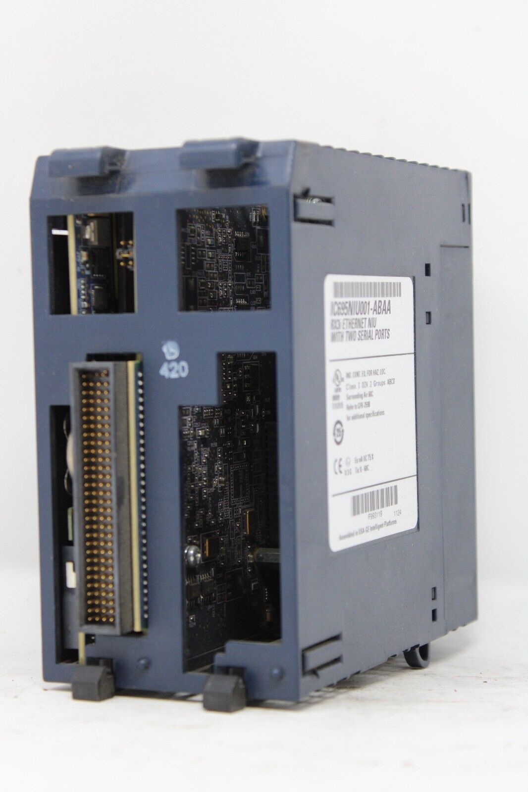 used GE Fanuc IC695NIU001-ABAA Ethernet NIU Module IC695NIU001 - GE FANUC