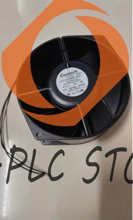 1 PCS Costech Fan A17T12SWB M00 AC 115V 17255 17CM 2 Wire all-metal fan