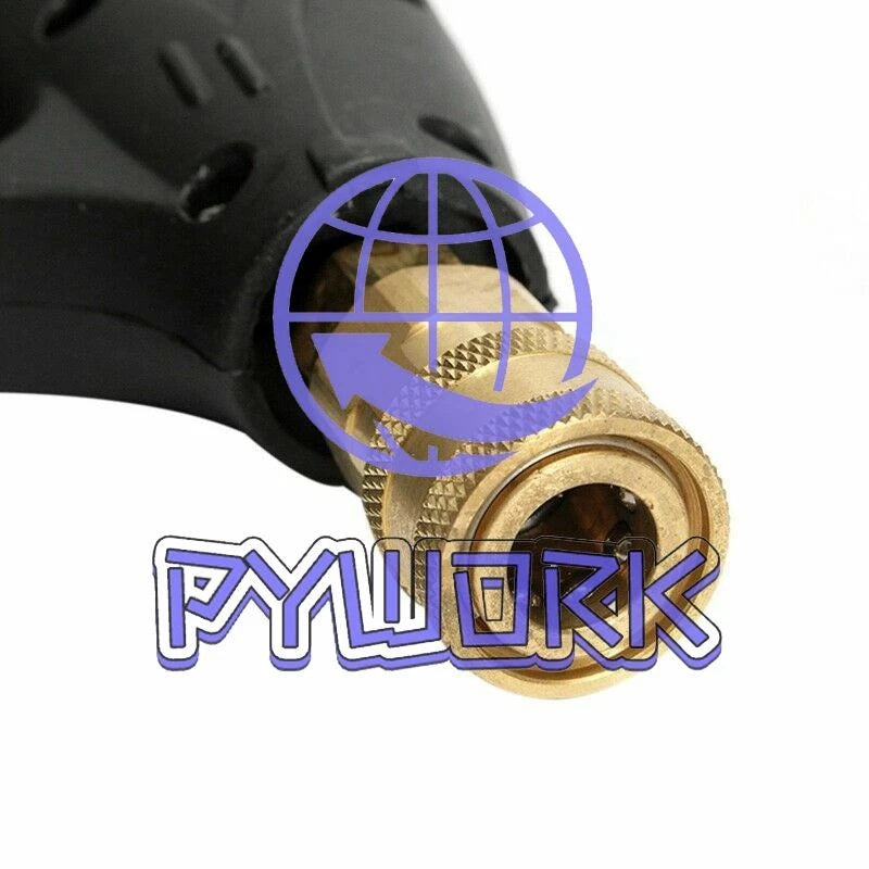 3/8" Inlet 3000 PSI High Pressure Car Wash Washer Spray Gun 5 Spray Nozzle Tip~