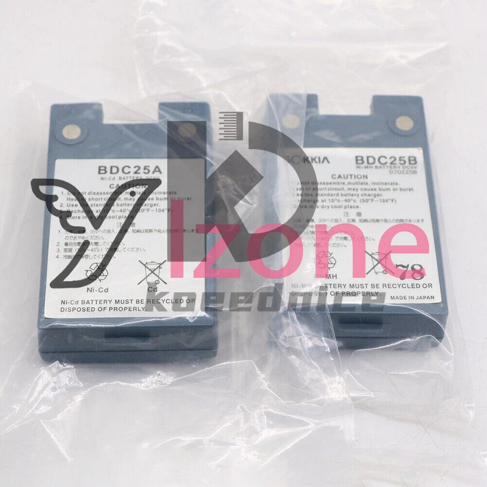 2PC BDC25B BDC25A compatible Battery for total stations